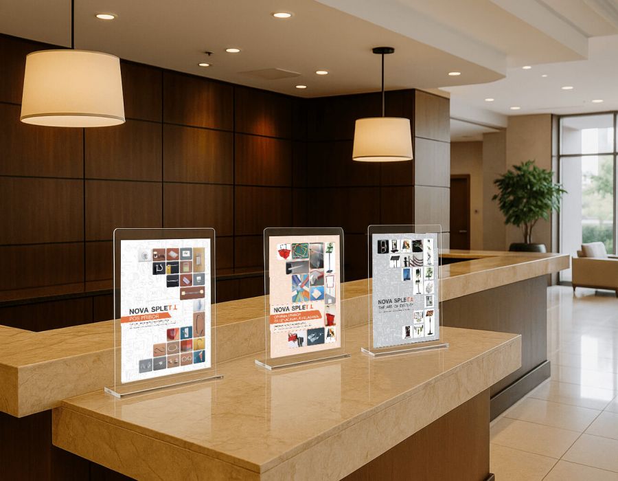 Pleksiglas proizvodi: Rješenja za informiranje i organizaciju