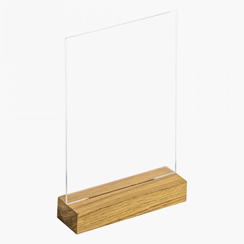 Pleksiglas stalak s drvenom bazom Cijena Akcija