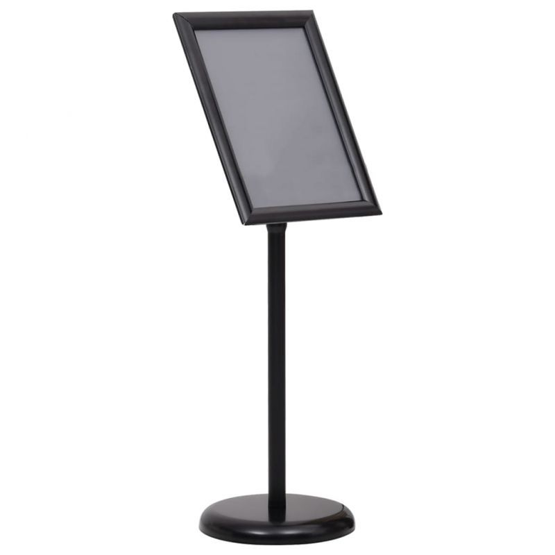 Stalak za plakate/menu Simple - crni Cijena Akcija