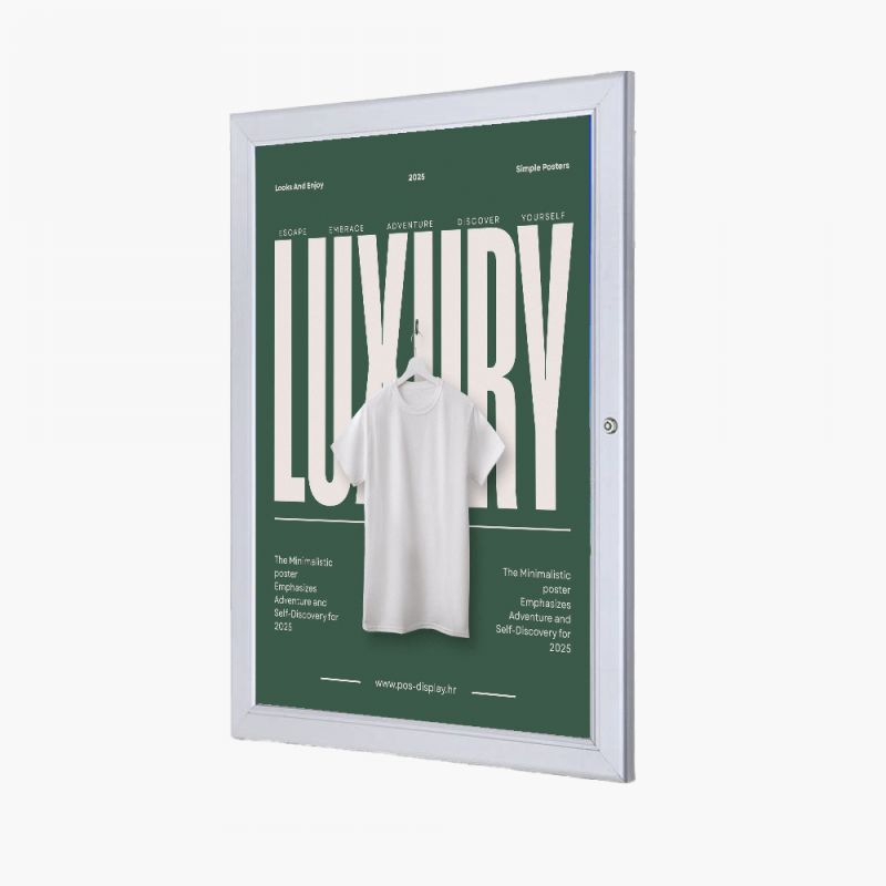 Aluminijski magnetni oglasni ormarić/pano Cijena Akcija