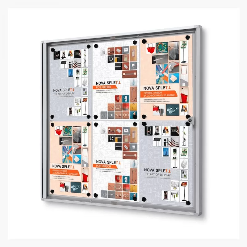 Oglasni mag. ormarić/pano s bravom - Base Cijena Akcija