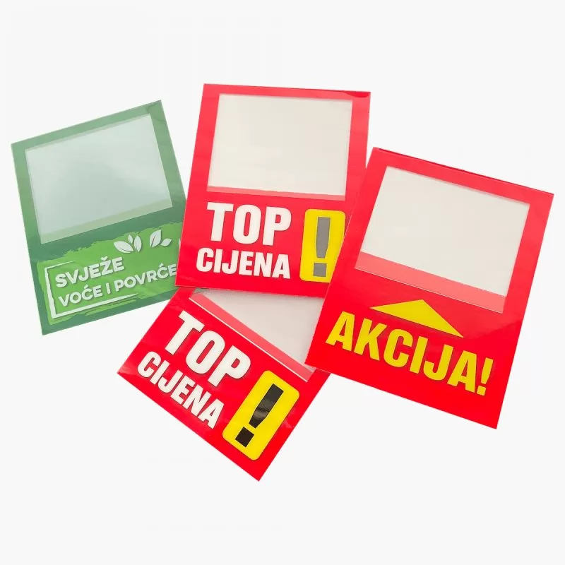 Oznaka za isticanje cijena Cijena Akcija