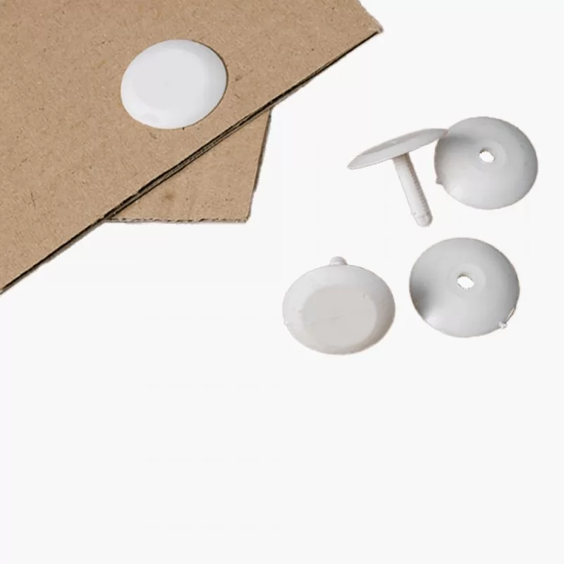 Plastični Snap vijak plosnati 15 mm - bijeli Cijena Akcija